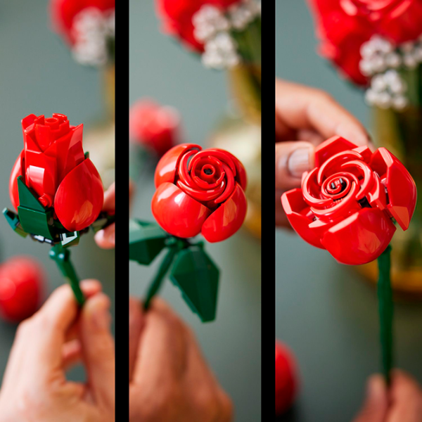 Конструктор LEGO Bouquet of Roses Цветы/ Красный photo 14
