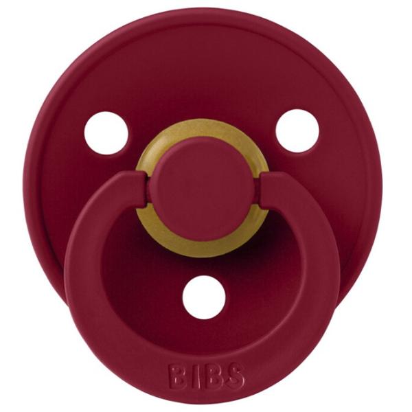 Соска круглая Bibs Colour 100263C Унисекс/ 0 месяцев -/ Латекс/ Ruby photo 1