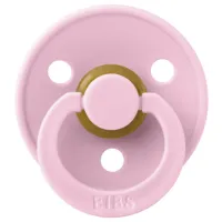 Соска круглая Bibs Colour 100234C Для девочек/ 0 месяцев -/ Латекс/ Pink