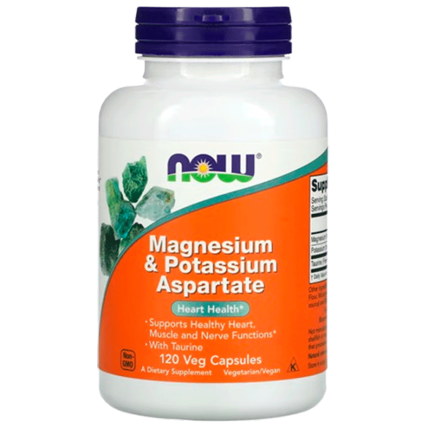 Vitamine și minerale Now Foods MAG/ POTASSIUM ASPARTATE (733739013200) 120 photo 1 Vitamine și minerale Now Foods MAG/ POTASSIUM ASPARTATE (733739013200) 120 photo 1