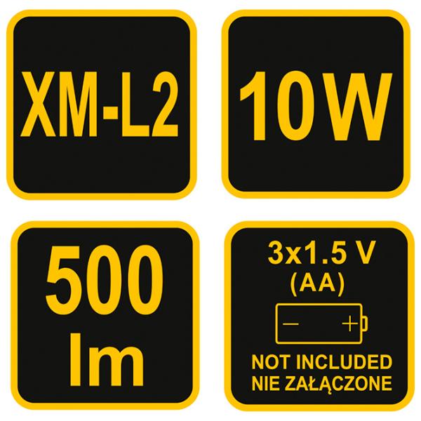 Lanternă Vorel 88560 Grey photo 5