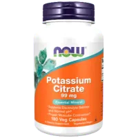 Vitamine și minerale Now Foods POTASSIUM CITRATE (733739014481) 180 capsule