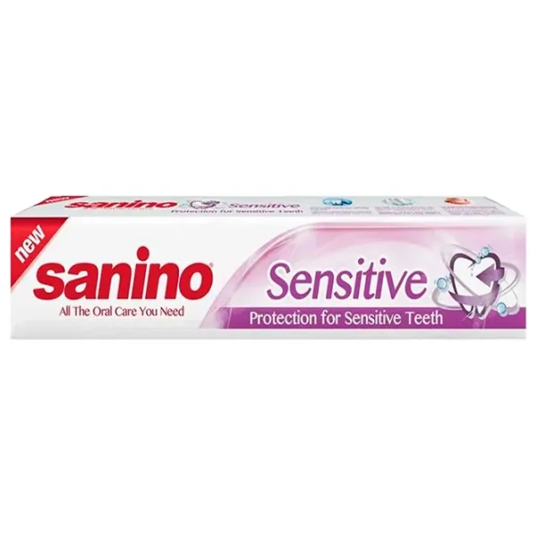 Pastă de dinţi Sanino Sensitive 100 g photo 1 Pastă de dinţi Sanino Sensitive 100 g photo 1