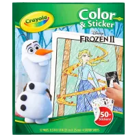 Set de creație Crayola Color & Sticker Frozen 04-5864 3+/ Multicolor Multicolor
