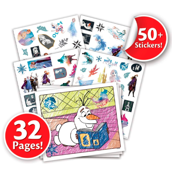 Set de creație Crayola Color & Sticker Frozen 04-5864 3+/ Multicolor Multicolor photo 3 Set de creație Crayola Color & Sticker Frozen 04-5864 3+/ Multicolor Multicolor photo 3