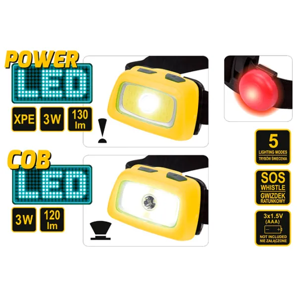 Lanternă Vorel 88678 Yellow photo 5