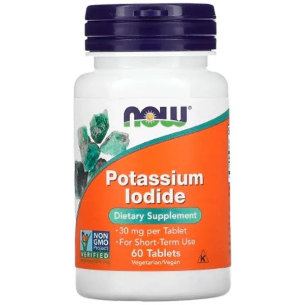 Vitamine și minerale Now Foods POTASSIUM IODIDE (733739014542) 60 photo 1 Vitamine și minerale Now Foods POTASSIUM IODIDE (733739014542) 60 photo 1