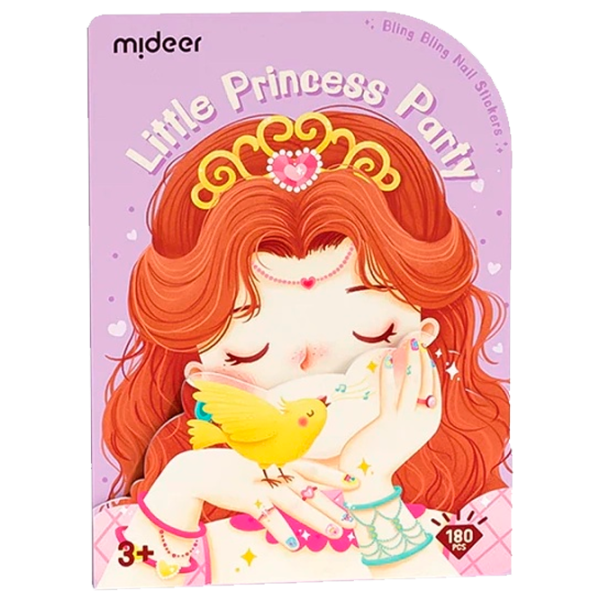 Set de creație Mideer Bling Bling Nail Stickers Little Princess Party MD4262 3+/ Multicolor Pink photo 1 Set de creație Mideer Bling Bling Nail Stickers Little Princess Party MD4262 3+/ Multicolor Pink photo 1