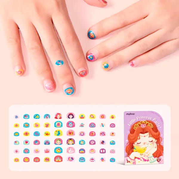 Set de creație Mideer Bling Bling Nail Stickers Little Princess Party MD4262 3+/ Multicolor Pink photo 2 Set de creație Mideer Bling Bling Nail Stickers Little Princess Party MD4262 3+/ Multicolor Pink photo 2