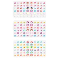 Set de creație Mideer Bling Bling Nail Stickers Little Princess Party MD4262 3+/ Multicolor Pink photo 3