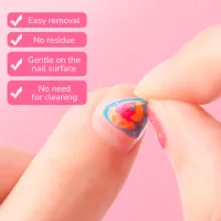 Set de creație Mideer Bling Bling Nail Stickers Little Princess Party MD4262 3+/ Multicolor Pink photo 7