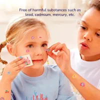 Set de creație Mideer Bling Bling Nail Stickers Little Princess Party MD4262 3+/ Multicolor Pink photo 9