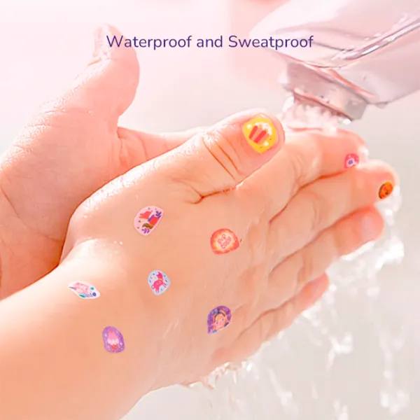 Set de creație Mideer Bling Bling Nail Stickers Elf's Backyard MD4261 3+/ Multicolor Green photo 3