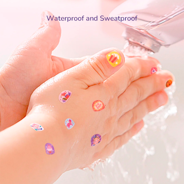 Set de creație Mideer Bling Bling Nail Stickers Elf's Backyard MD4261 3+/ Multicolor Green photo 3