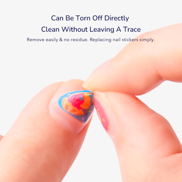 Set de creație Mideer Bling Bling Nail Stickers Elf's Backyard MD4261 3+/ Multicolor Green photo 4