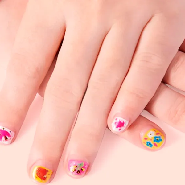 Set de creație Mideer Bling Bling Nail Stickers Elf's Backyard MD4261 3+/ Multicolor Green photo 5