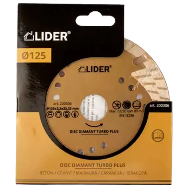 Disc diamantat segmentat Lider 200308  photo 3