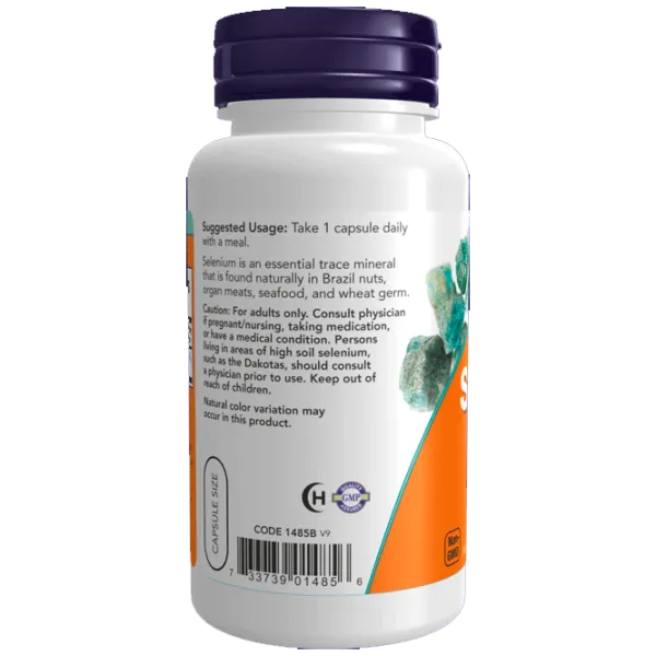 Витамины и минералы Now Foods Selenium (733739014856) 90 капсул photo 3 Витамины и минералы Now Foods Selenium (733739014856) 90 капсул photo 3