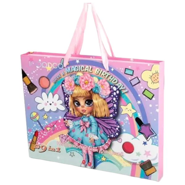 Set de creație Essa Toys Children's Makeup Set Have a Magical Birthday LK3700 5+/ Multicolor Pink photo 1