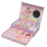 Set de creație Essa Toys Children's Jewelry & Makeup Mica Sirena IG2926 5+/ Multicolor Pink photo 2