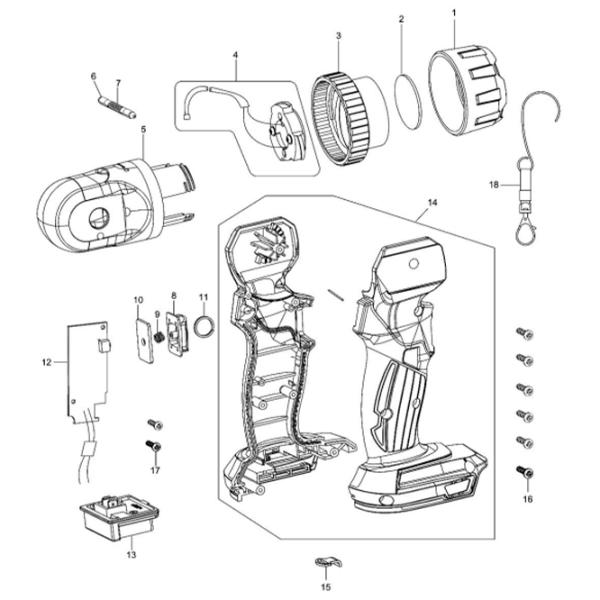 Автомобильные фонарики Makita DEBDML808 18 В photo 6