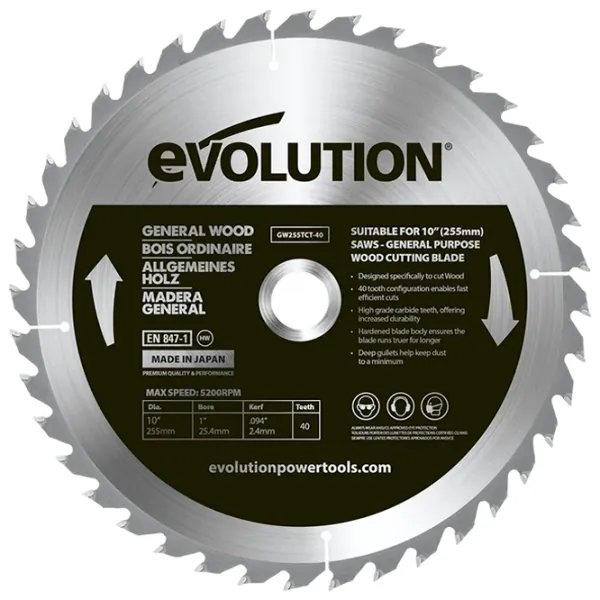 Disc circular Evolution GW255TCT-40  photo 1