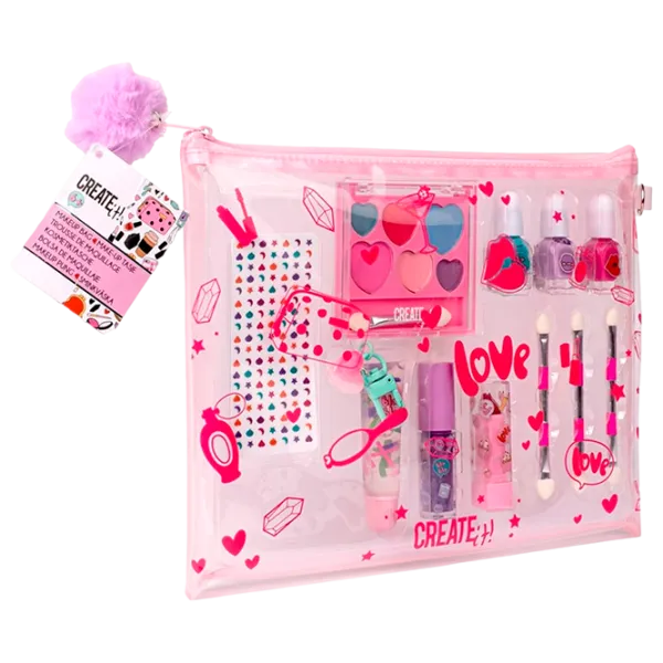 Set de creație Create it Makeup Bag 84505 6+/ Multicolor Pink photo 1