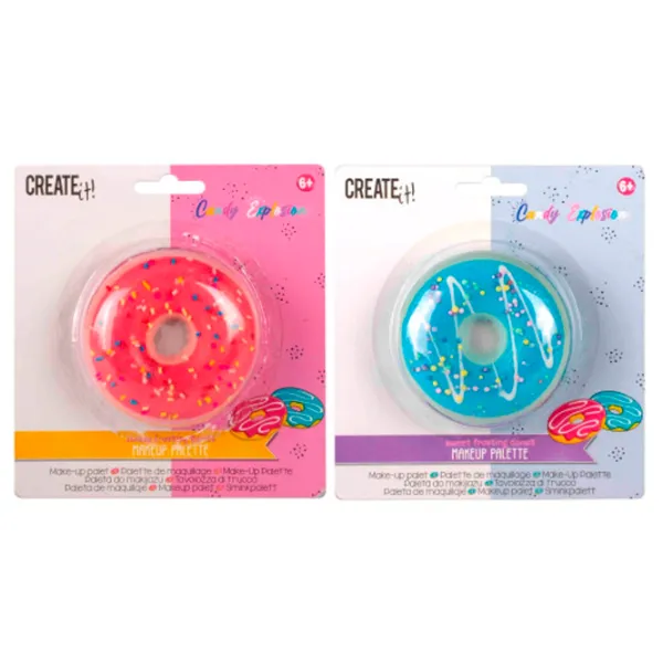 Set de creație Create it Candy Explosion Paleta de machiaj "Donut" 84812 6+/ Multicolor Multicolor photo 2