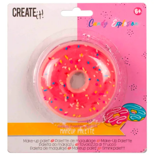 Set de creație Create it Candy Explosion Paleta de machiaj "Donut" 84812 6+/ Multicolor Multicolor photo 3