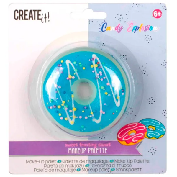 Set de creație Create it Candy Explosion Paleta de machiaj "Donut" 84812 6+/ Multicolor Multicolor photo 4