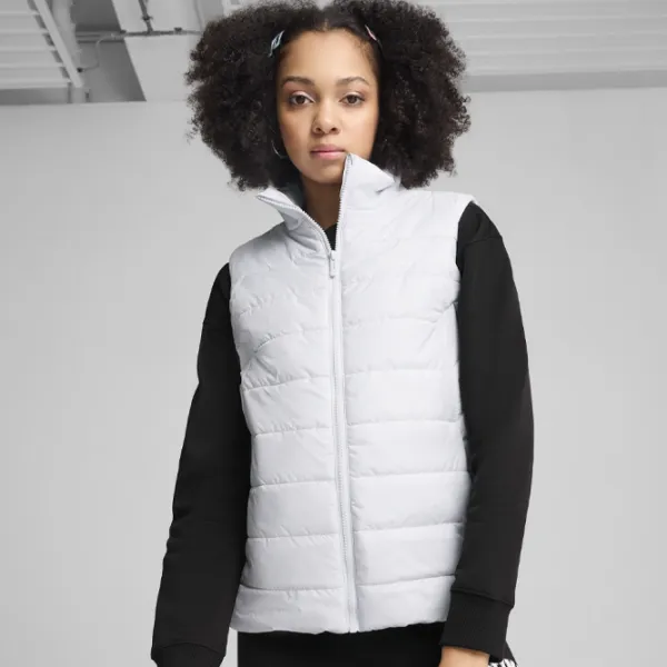 Vestă pentru femei Puma Ess Padded S/ Light Silver photo 2