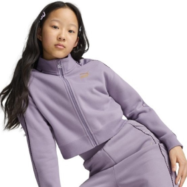Толстовка для девочек Puma Off Side Track Светло-фиолетовый photo 3 Толстовка для девочек Puma Off Side Track Светло-фиолетовый photo 3
