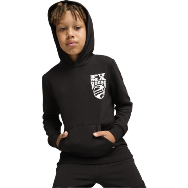 Толстовка для мальчиков Puma Basketball Blueprint Hoodie Fl B Black photo 3 Толстовка для мальчиков Puma Basketball Blueprint Hoodie Fl B Black photo 3