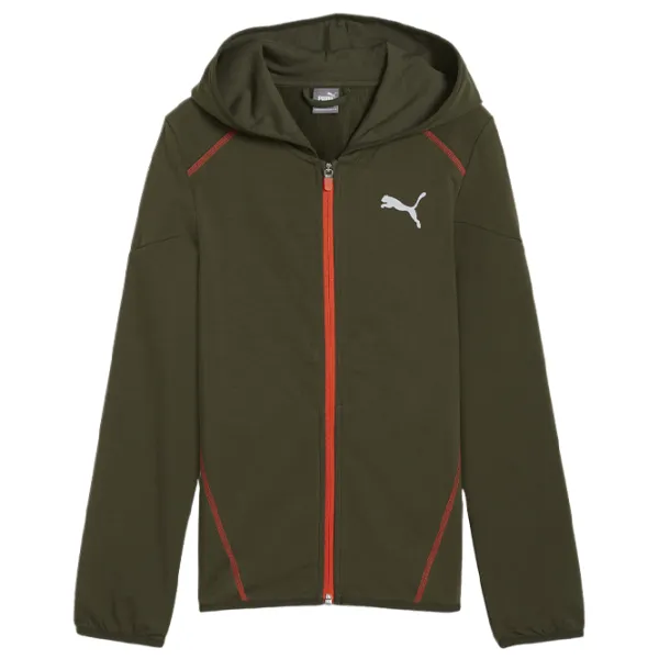 Hanorac pentru băieți Puma Active Sports Full-Zip Tr B Olive Green photo 1 Hanorac pentru băieți Puma Active Sports Full-Zip Tr B Olive Green photo 1