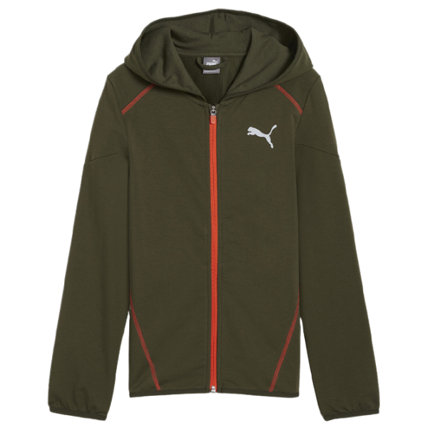 Hanorac pentru băieți Puma Active Sports Full-Zip Tr B Olive Green photo 1 Hanorac pentru băieți Puma Active Sports Full-Zip Tr B Olive Green photo 1