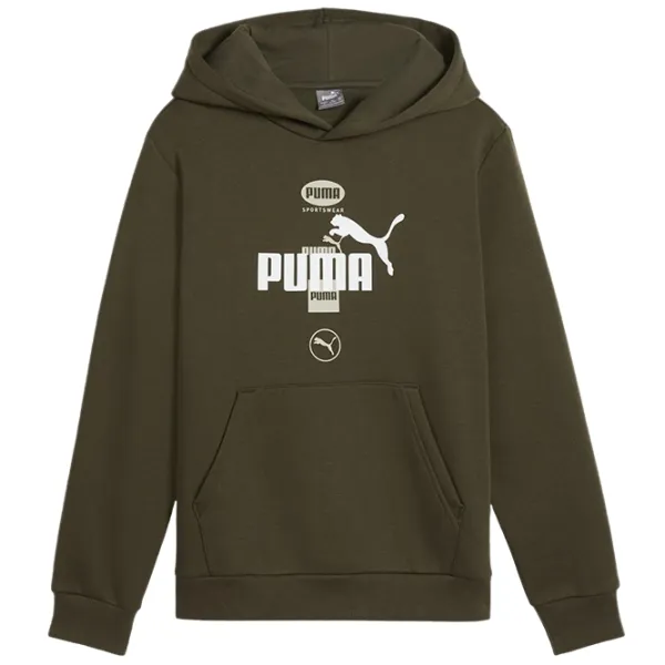 Толстовка для мальчиков Puma Power Graphic Fl B Dark Olive Green photo 1 Толстовка для мальчиков Puma Power Graphic Fl B Dark Olive Green photo 1