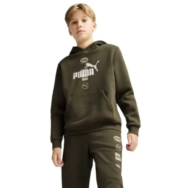 Толстовка для мальчиков Puma Power Graphic Fl B Dark Olive Green photo 4 Толстовка для мальчиков Puma Power Graphic Fl B Dark Olive Green photo 4