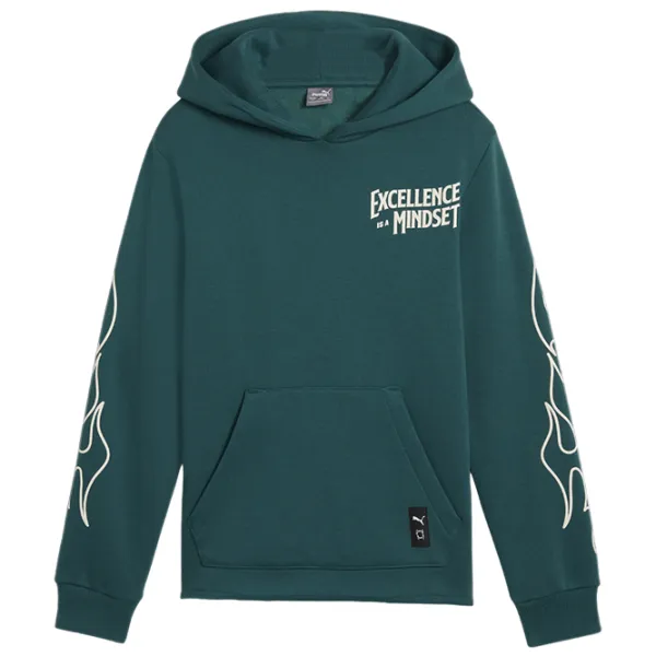 Толстовка для мальчиков Puma Basketball Caution B Green photo 1 Толстовка для мальчиков Puma Basketball Caution B Green photo 1