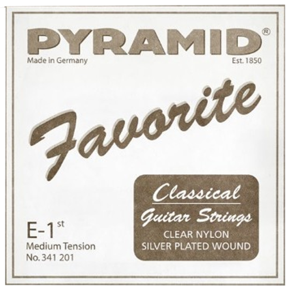 Coardă Pyramid E1 Silver/ Nailon photo 1