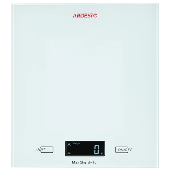 Cântar de bucătărie Ardesto SCK-893W White photo 1