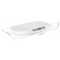 Cântar pentru bebeluși Berdsen BW-141 White photo 3