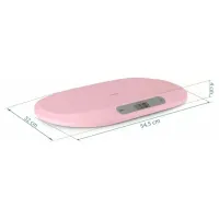 Cântar pentru bebeluși Berdsen BW-144 Pink photo 2