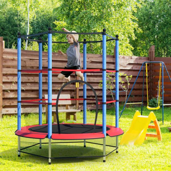 Батут Sportmann SM3040 5625408 Blue/ Диаметр - 140 см photo 2 Батут Sportmann SM3040 5625408 Blue/ Диаметр - 140 см photo 2