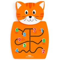 Бизиборд VIGA Котенок и цифры 1+