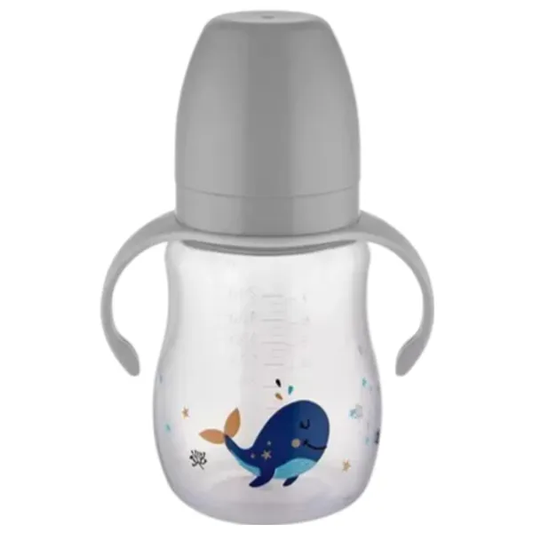 Biberon BabyJem 749 Unisex/ 250 ml/ Grey photo 1 Biberon BabyJem 749 Unisex/ 250 ml/ Grey photo 1