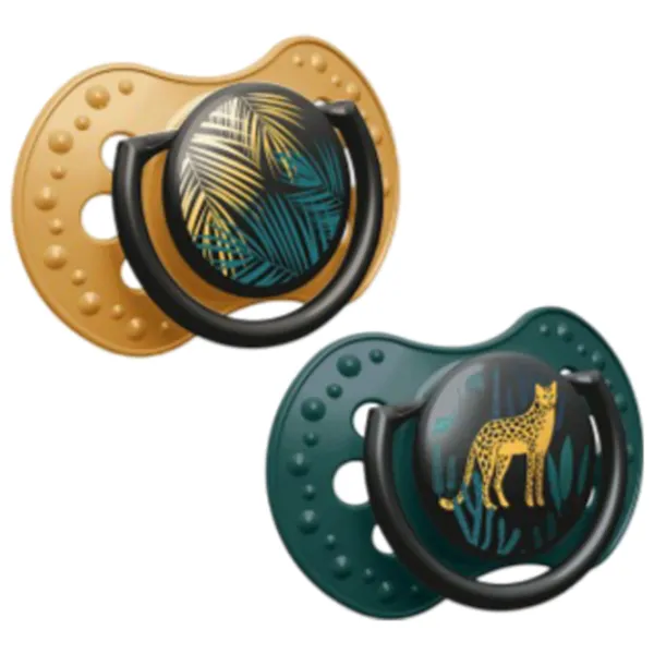 Соска симметричная Lovi Jungle Vibes 22/ 904 Для мальчиков/ 18 месяцев -/ Силикон/ Разноцветный photo 1