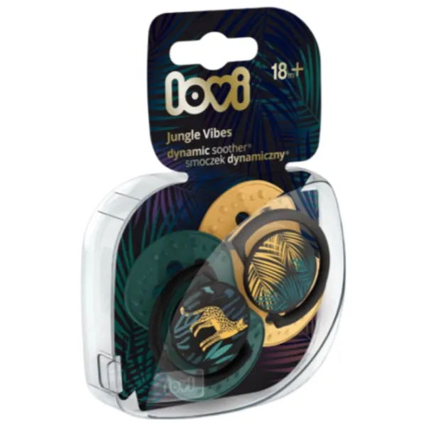 Соска симметричная Lovi Jungle Vibes 22/ 904 Для мальчиков/ 18 месяцев -/ Силикон/ Разноцветный photo 2