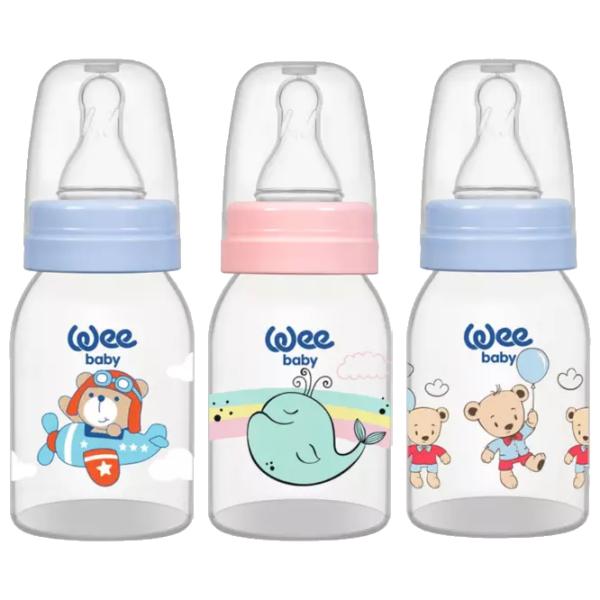 Бутылочка для кормления WeeBaby № 1 Унисекс/ 125 мл/ Разноцветный photo 1