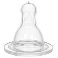 Tetină pentru biberon WeeBaby №3 Unisex/ Transparent