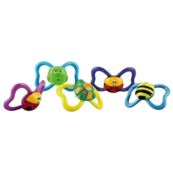 Suzetă simetrică Nuby ID5807MFSN1 Unisex/ 6 luni - 18 luni/ Silicon/ Multicolor photo 1